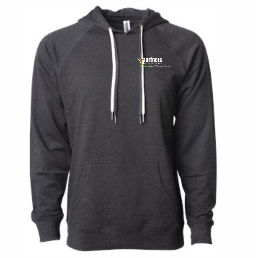 Adult Lightweight Loopback Terry Hooded Sweatshirt - Partners in Excellence